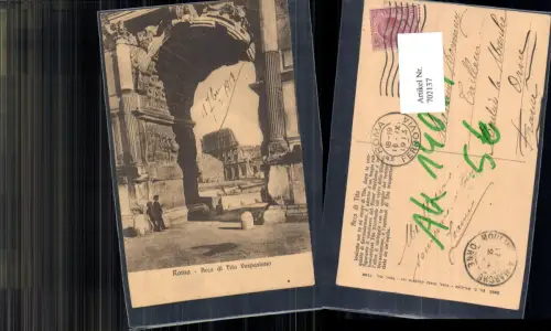 702137 Italy Rom Roma Arco di Tito Vespasiano