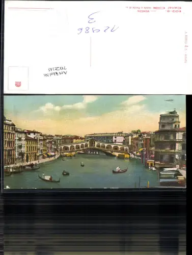 702145 Italy Venedig Venezia Canal Grande Ponte di Rialto