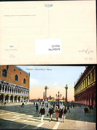 702153 Italy Venedig Venezia Piazzeta San Marco