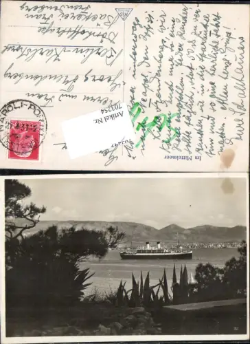 703254 Meer Mittelmeer Hochseeschiff Schiff Neapel Napoli