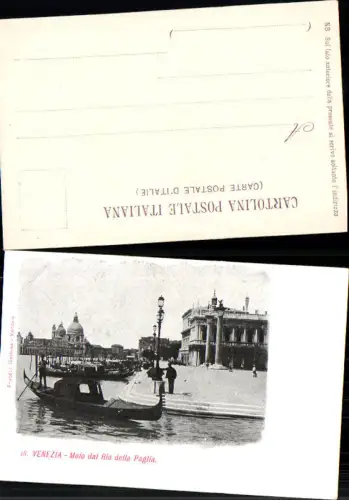 704748 Venezia Venedig Molo dal Rio della Paglia Gondel