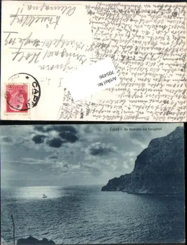 705496 Italy Capri Un tramonto Faraglioni