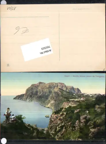 705503 Italy Capri Monte Solaro Tragara