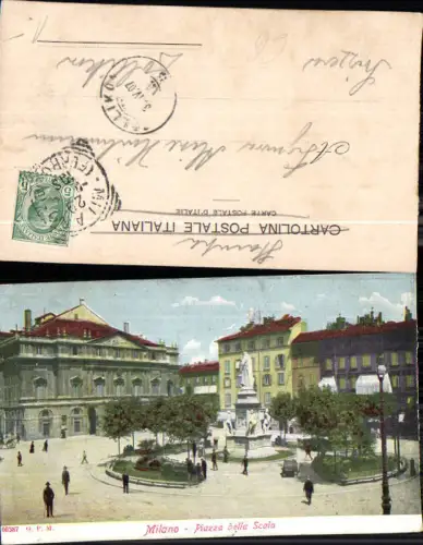 706387 Milano Mailand Piazza della Scala