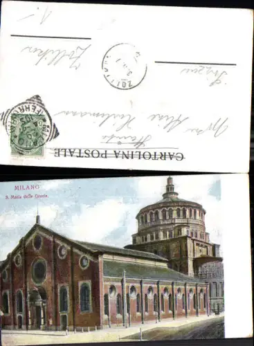 706393 Milano Mailand San Maria delle Grazie Kirche Chiesa