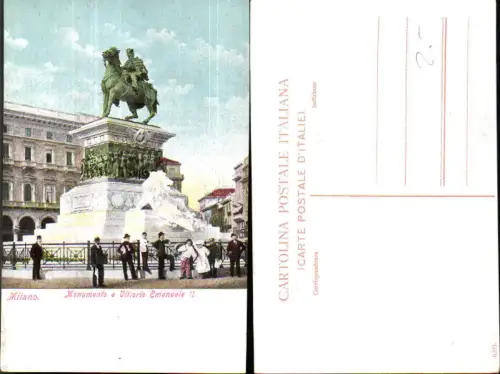 706406 Milano Mailand Monumento Vittorio Emanuele