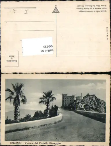 709733 Sicily Palermo Vialone Castello Utveggia