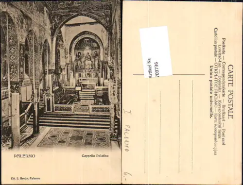 709736 Sicily Palermo Cappella Palatina pub Lugi Renda