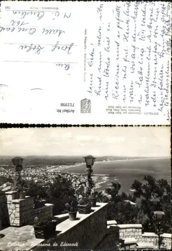 711998 Foto AK Cattolica Panorama par Eden Rock Küste Italy