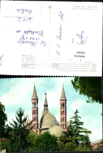 712004 Padova Padua La Basilica del Santo vista de Pontecorvo Italy