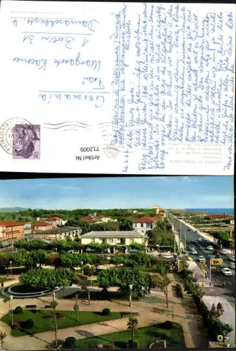 712009 Marina di Pietrasanta Lungomare Promenade am Meer Italy