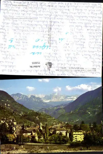 712015 Bolzano Bozen Citta veechia Il Catinaccio Altstadt geg. d. Rosengarten Italy
