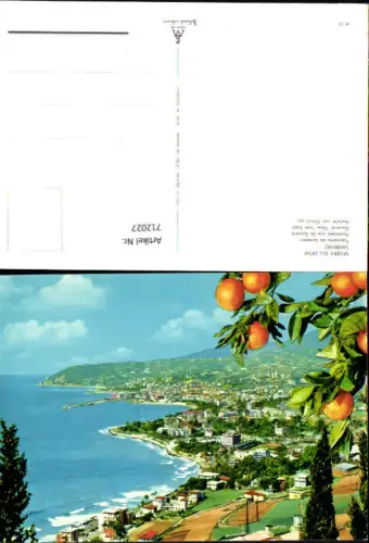 712027 Sanremo Panorama da Levante Riviera dei Fiori Italy