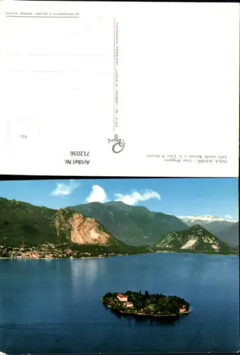 712036 Isola Madre Lago Maggiore Sullo sfondo Baveno e le Cave di Granito Italy