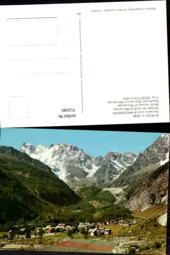 712040 Monte Rosa Versante nord di Macugnaga Pecetto Italy