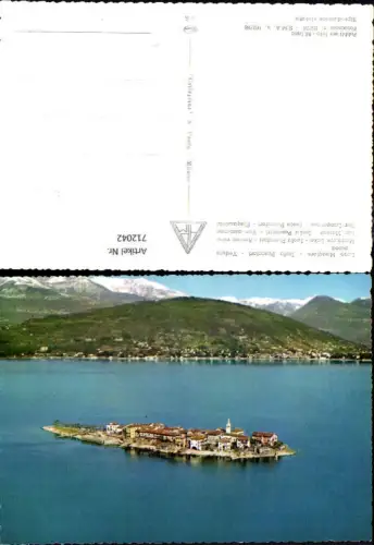 712042 Luftbild Lago Maggiore Isola Pescatori Veduta aerea Italy