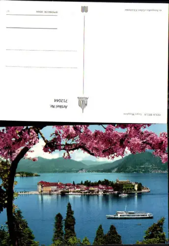 712044 Isola Bella Lago Maggiore Schiff Italy