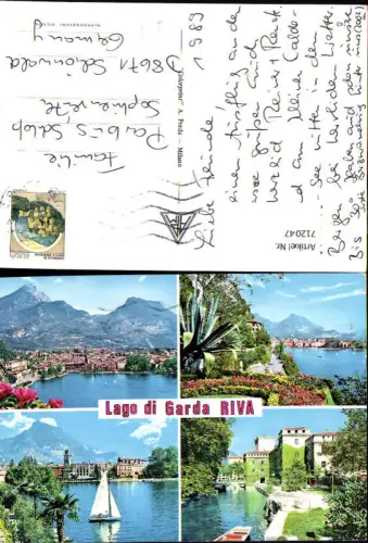 712047 Mehrbild AK Lago di Garda Riva Segelboot Boot Italy