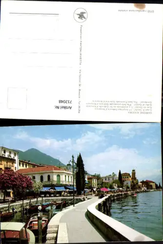 712048 Gardone Riviera Lago di Garda Il lungolago Gabriele d Annunzio Gardasee Promenade Italy