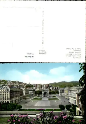 712055 Genova Genua Piazza della Vittoria Siegesplatz Italy
