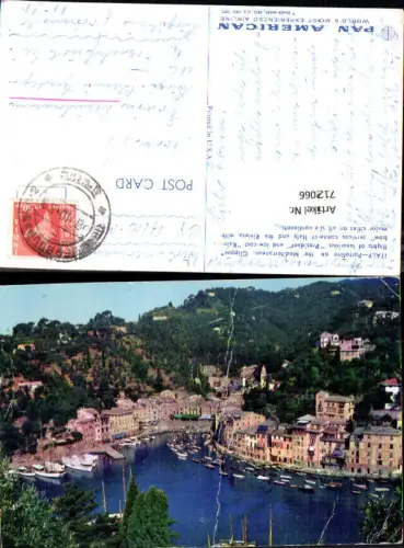 712066 Italy Portofino on the Mediterranean Küste
