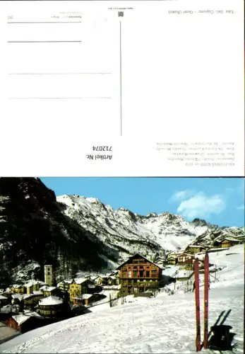 712074 Valtournenche Panorama Sfondo Grandes Murailles Winteransicht Italy