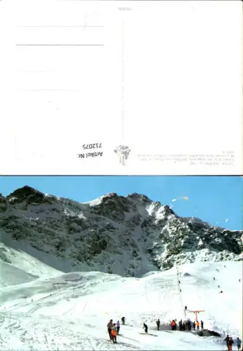 712075 Solda Sulden Campi di sci pr. seggiovia dell Orso con Ortles Langenstein mit Ortler Skigelände Italy