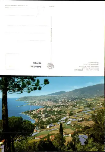 712085 Sanremo Riviera dei Fiori Panorama da levante Ostpanorama Italy