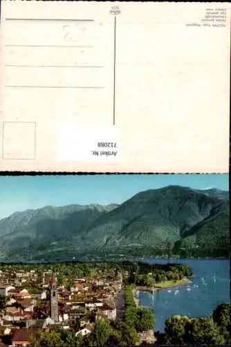 712088 Ascona Lago Maggiore Veduta generale Italy