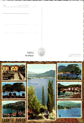 712091 Mehrbild AK Lac de Garda Garda Gardasee Italy