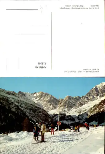712101 Macugnaga Campi di sci Monte Rosa Wintersport Italy