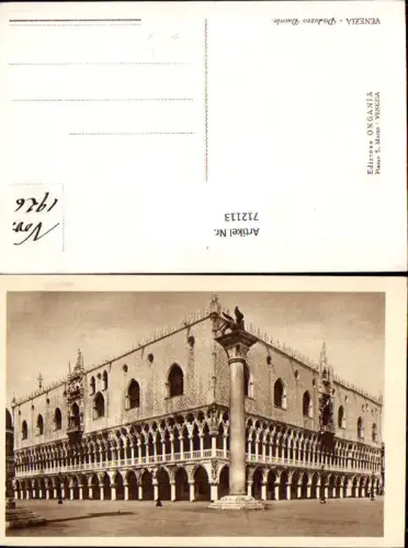 712113 Venezia Venedig Palazzo Ducale Dogenpalast Italy