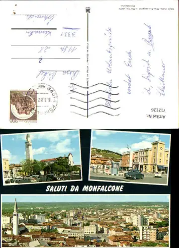 712126 Mehrbild AK Saluti da Monfalcone Italy