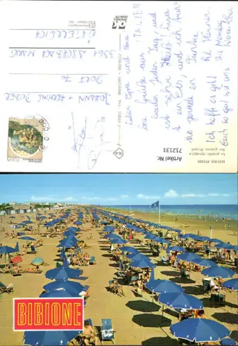 712131 Bibione Pineda La grande spiaggia Strand Strandleben Italy