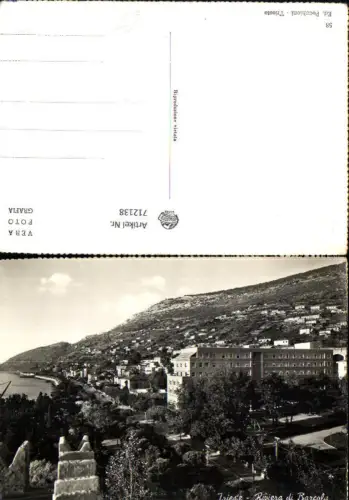 712138 Foto AK Trieste Triest Riviera di Barcola Italy
