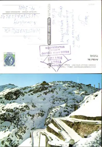 712141 Stilfserjochstrasse Tibethütte Strada dello Stelvio Rifugio Tibet Italy