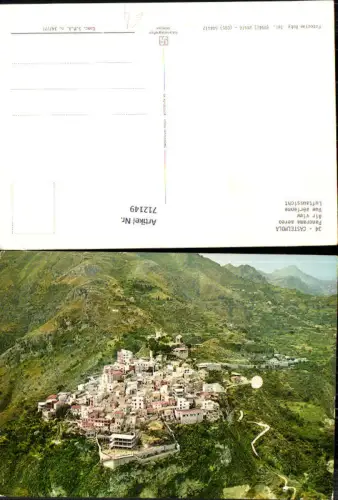 712149 Luftbild Castelmola Panorama aereo Italy