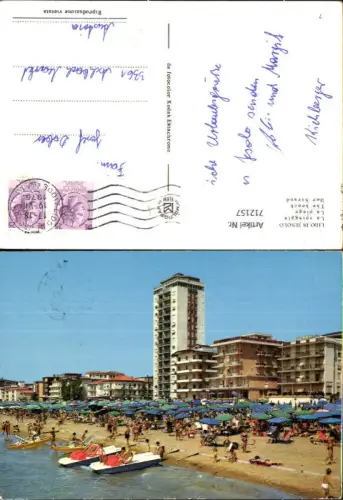 712157 Lido di Jesolo La spiagga Strand Strandleben Italy