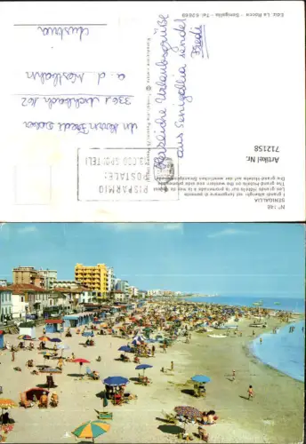 712158 Senigallia I grandi alberghi sul lungomare di ponente Grand-Hotels u. Strandpromenade Italy
