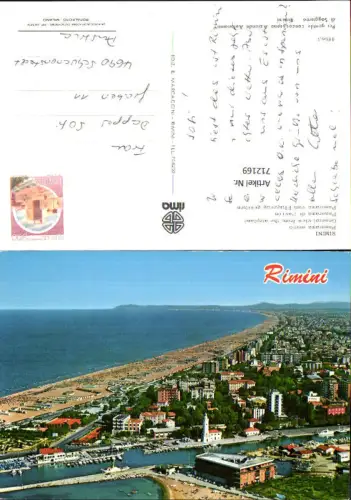 712169 Luftbild Rimini Panorama aereo Italy