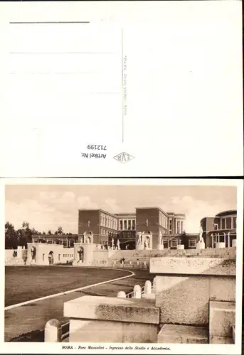 712199 Roma Rom Foro Mussolini Ingresso della Stadio e Accademia Forum Stadion Italy