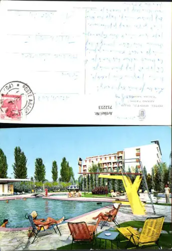 712213 Hotel Bristol Buja Abano Terme Piscina Termale Hotel Schwimmbad Italy