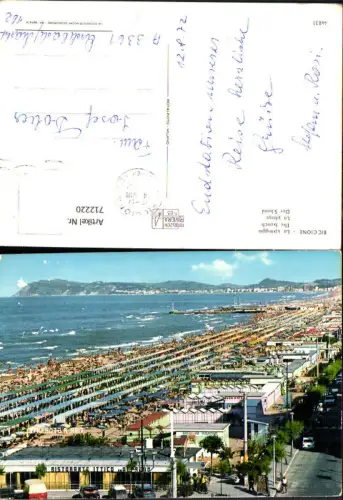 712220 Riccione La spiagga Strand Italy