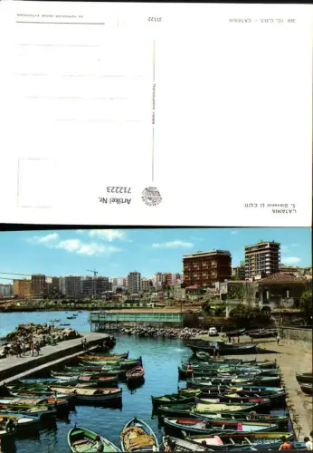 712223 Catania S. Giovanni Li Cuti Hafen Boote Italy