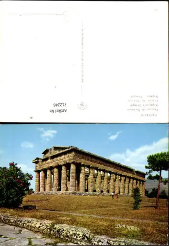 712246 Paestum Tempio di Nettuno Neptun Tempel Archäologie Italy