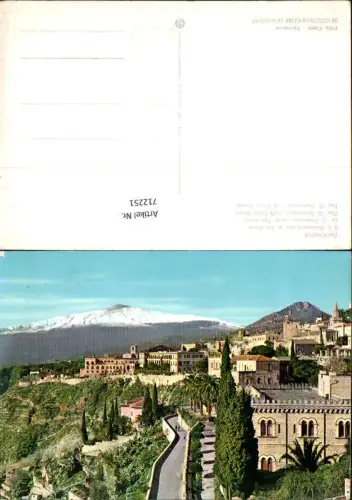 712251 Taormina Il S. Domenico con la Via Roma Italy