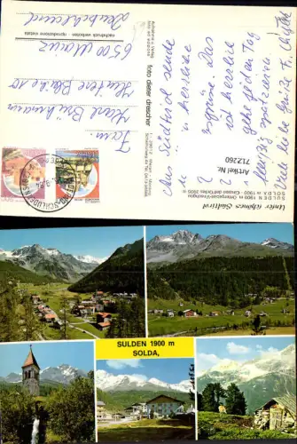 712260 Mehrbild AK Sulden Ortlergebiet Vinschgau Solda Gruppo dell Ortles Italy