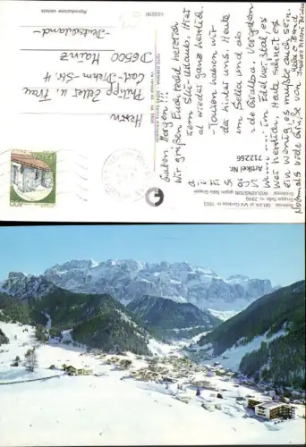 712266 Dolomiti Selva di Val Gardena Grödental Wolkenstein geg. Sella Gruppe Italy