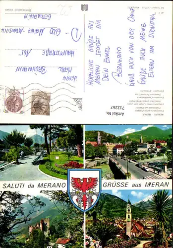 712267 Merano Meran Passeggiata lungo Passiroio Castelfontana Brunnenburg Italy