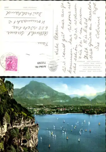712269 Lago di Garda Riva Panorama Internationale Segel Wettkämpfe Segeln Italy